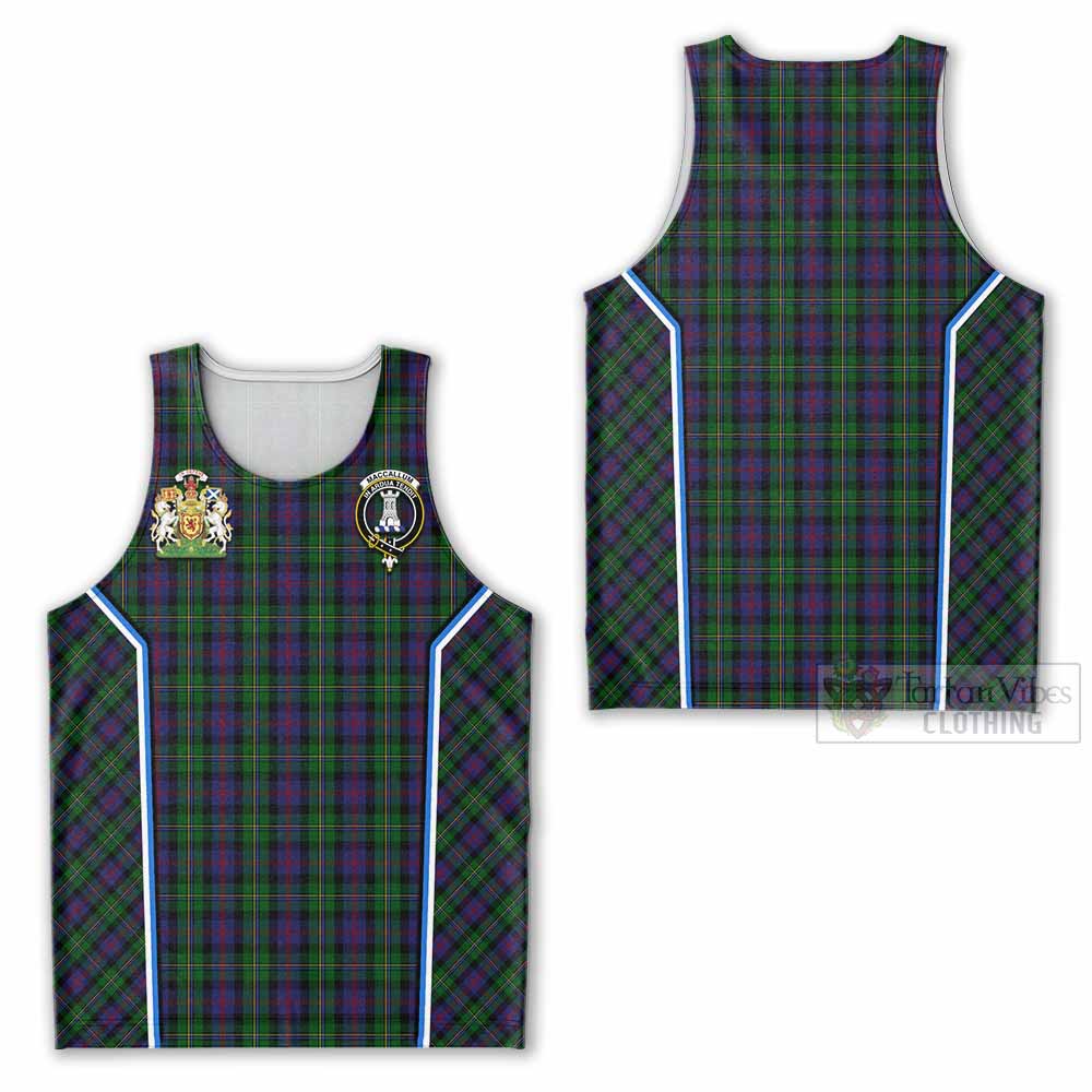 MacCallum (McCallum) Tartan Crest Men Tank Top Scotland Coat of Arm Flag Style - Tartan Vibes Clothing