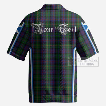 MacCallum (McCallum) Tartan Crest Men’s Polo Sweater Top Scotland Coat of Arm Flag Style
