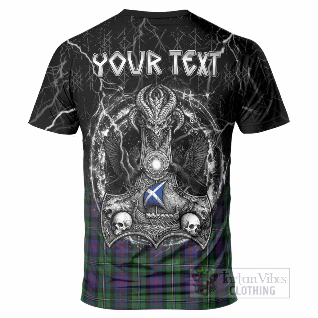 MacCallum (McCallum) Tartan Crest T-Shirt Celtic Odin's Raven Legacy