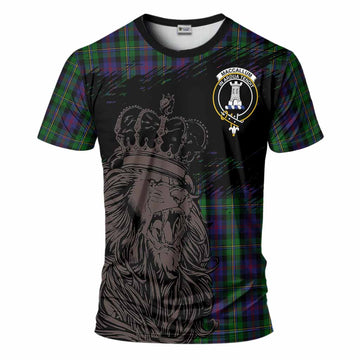 MacCallum (McCallum) Tartan Crest T-Shirt Crowned Lion Heritage Style