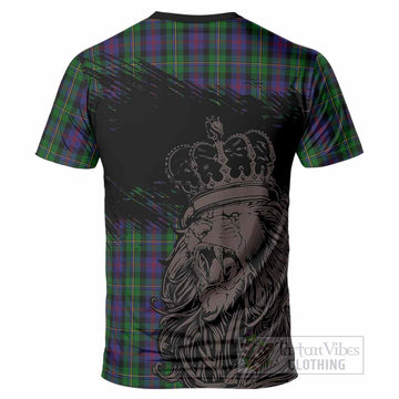 MacCallum (McCallum) Tartan Crest T-Shirt Crowned Lion Heritage Style