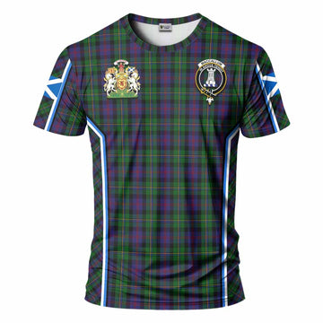MacCallum (McCallum) Tartan Crest T-shirt Scotland Coat of Arm Flag Style - Tartan Vibes Clothing