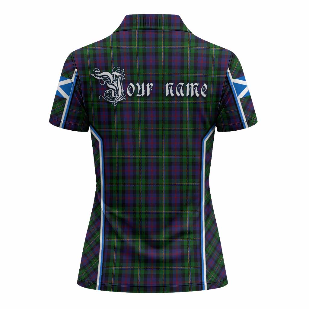 MacCallum (McCallum) Tartan Crest Women's Polo Shirt Scotland Coat of Arm Flag Style - Tartan Vibes Clothing