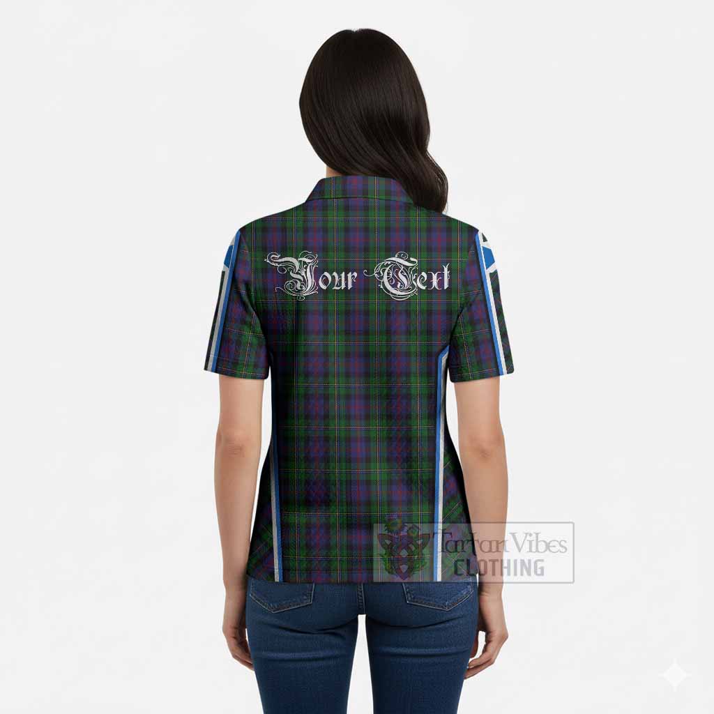 MacCallum (McCallum) Tartan Crest Women’s Polo Sweater Top Scotland Coat of Arm Flag Style