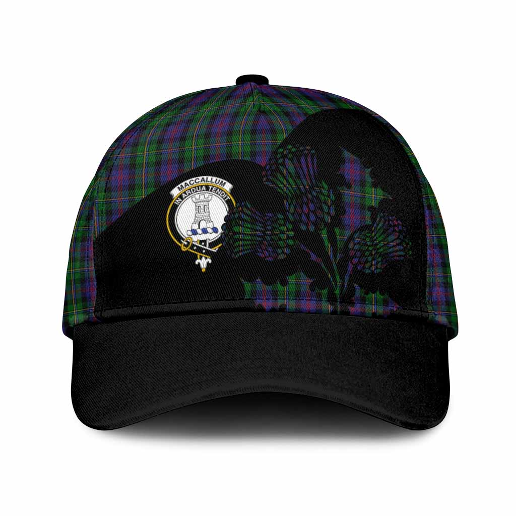 MacCallum (McCallum) Tartan Family Crest Classic Cap Scotland Thistle Floral Flag Style