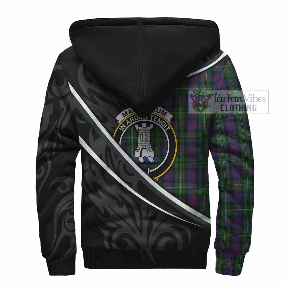 MacCallum (McCallum) Tartan Family Crest Sherpa Hoodie Celtic Scottish Thistle Floral - Tartan Vibes Clothing