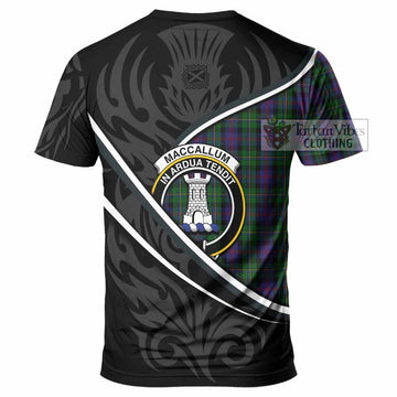 MacCallum (McCallum) Tartan Family Crest T-shirt Celtic Scottish Thistle Floral - Tartan Vibes Clothing