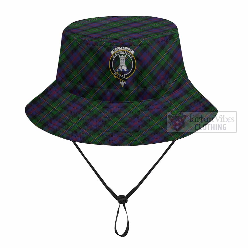 MacCallum (McCallum) Tartan Fishing Hat with Family Crest