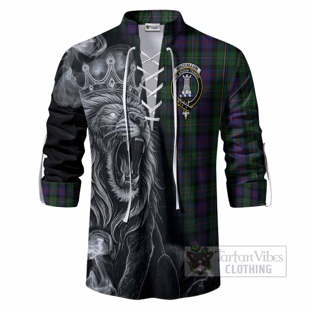 MacCallum (McCallum) Tartan Ghillie Shirt Roaring Lion Heritage