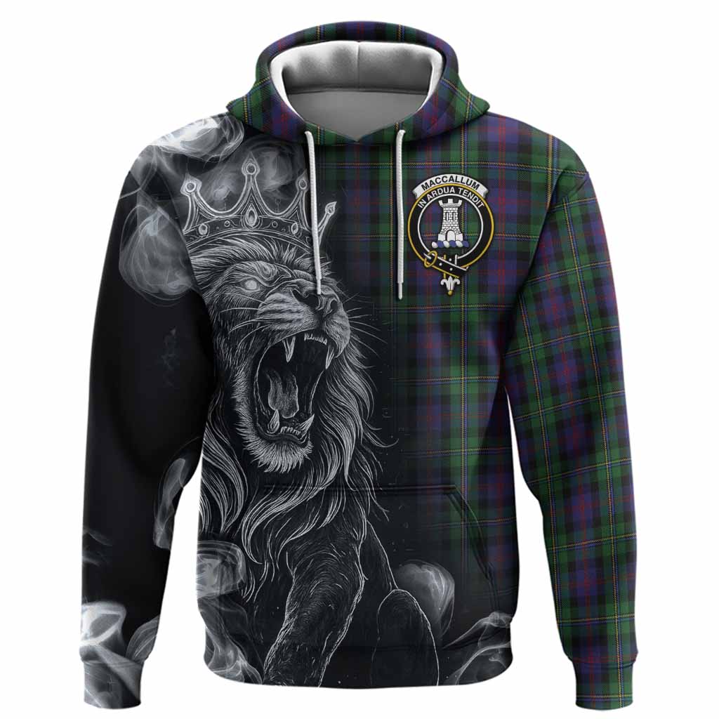 MacCallum (McCallum) Tartan Hoodie Roaring Lion Heritage