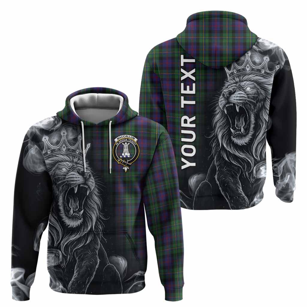 MacCallum (McCallum) Tartan Hoodie Roaring Lion Heritage