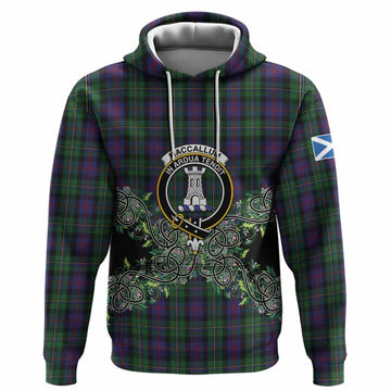 MacCallum (McCallum) Tartan Hoodie Thistle Scottish Spirit