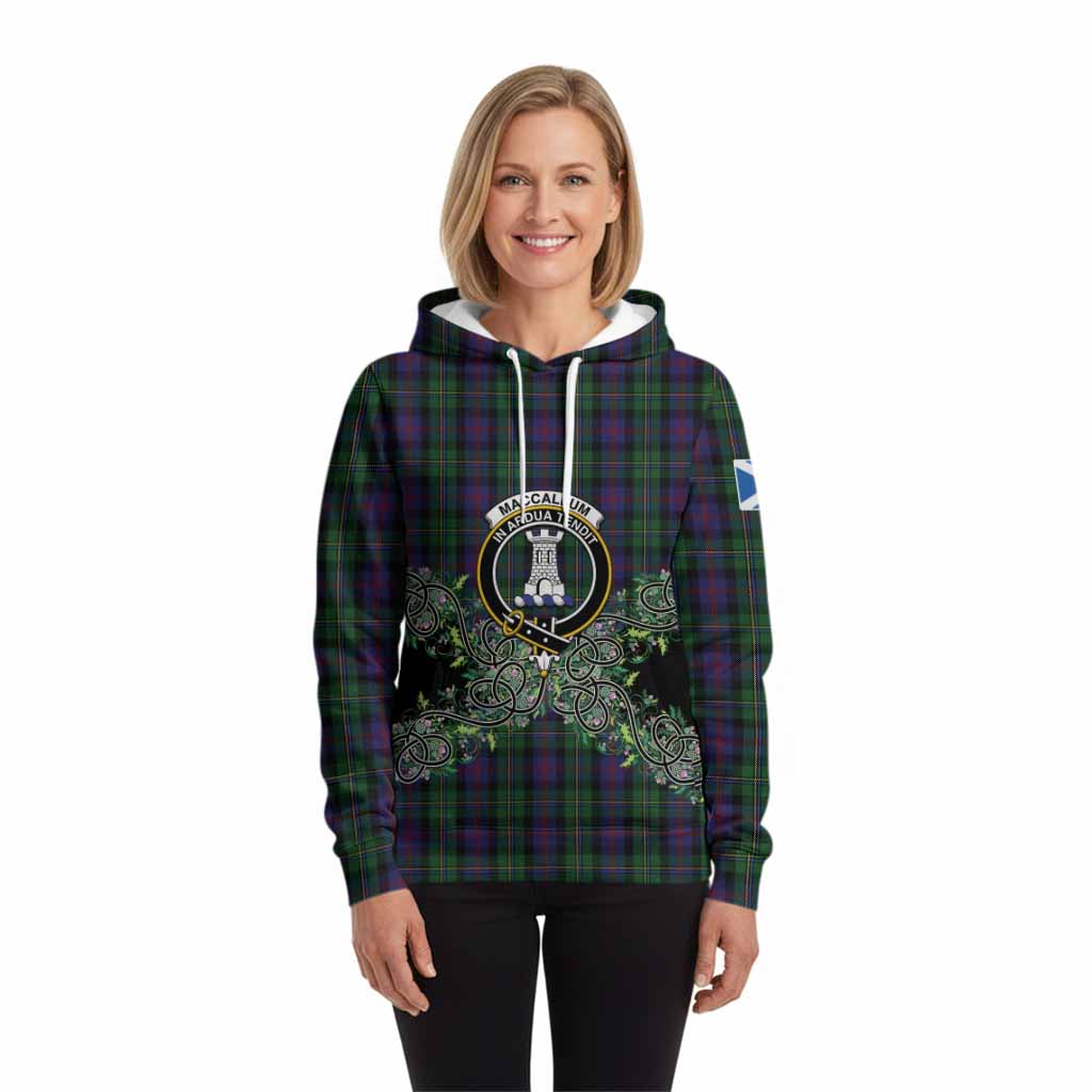 MacCallum (McCallum) Tartan Hoodie Thistle Scottish Spirit