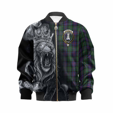 MacCallum (McCallum) Tartan Kid Bomber Jacket Roaring Lion Heritage