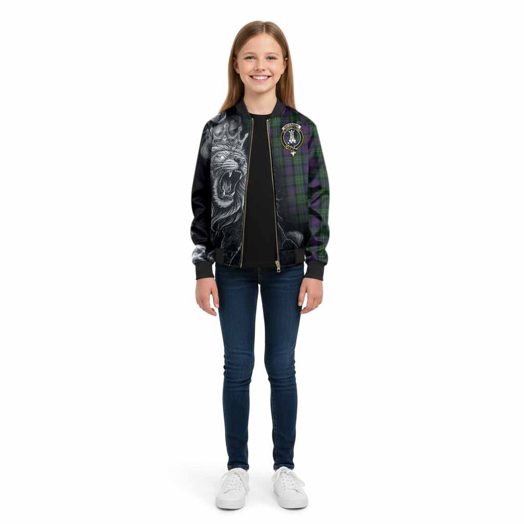 MacCallum (McCallum) Tartan Kid Bomber Jacket Roaring Lion Heritage