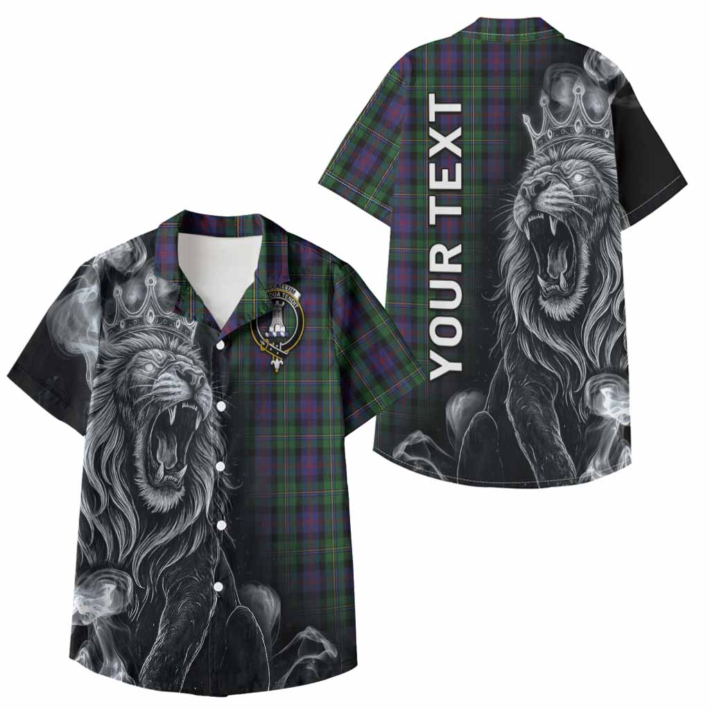 MacCallum (McCallum) Tartan Kid Hawaiian Shirt Roaring Lion Heritage