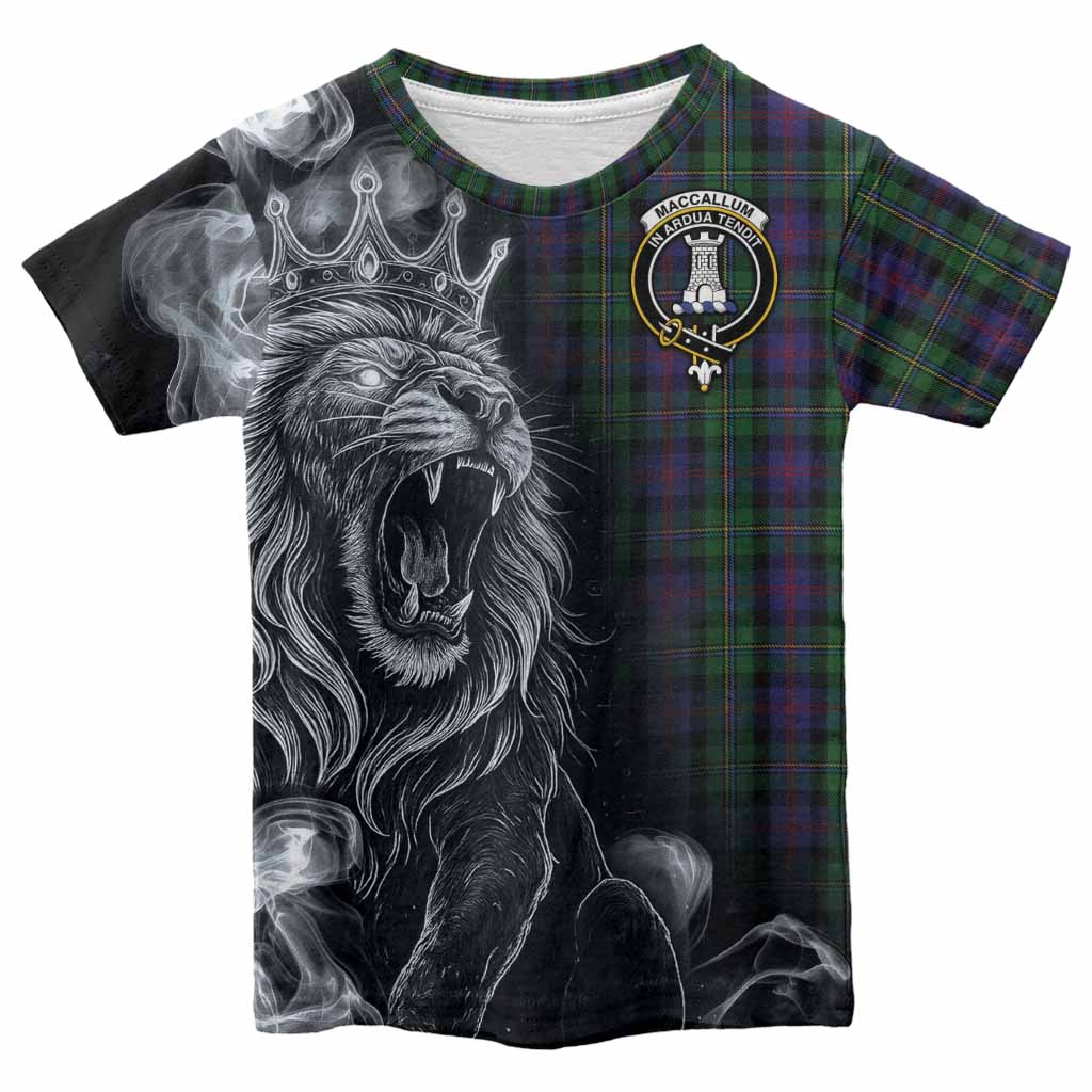 MacCallum (McCallum) Tartan Kid T-shirt Roaring Lion Heritage