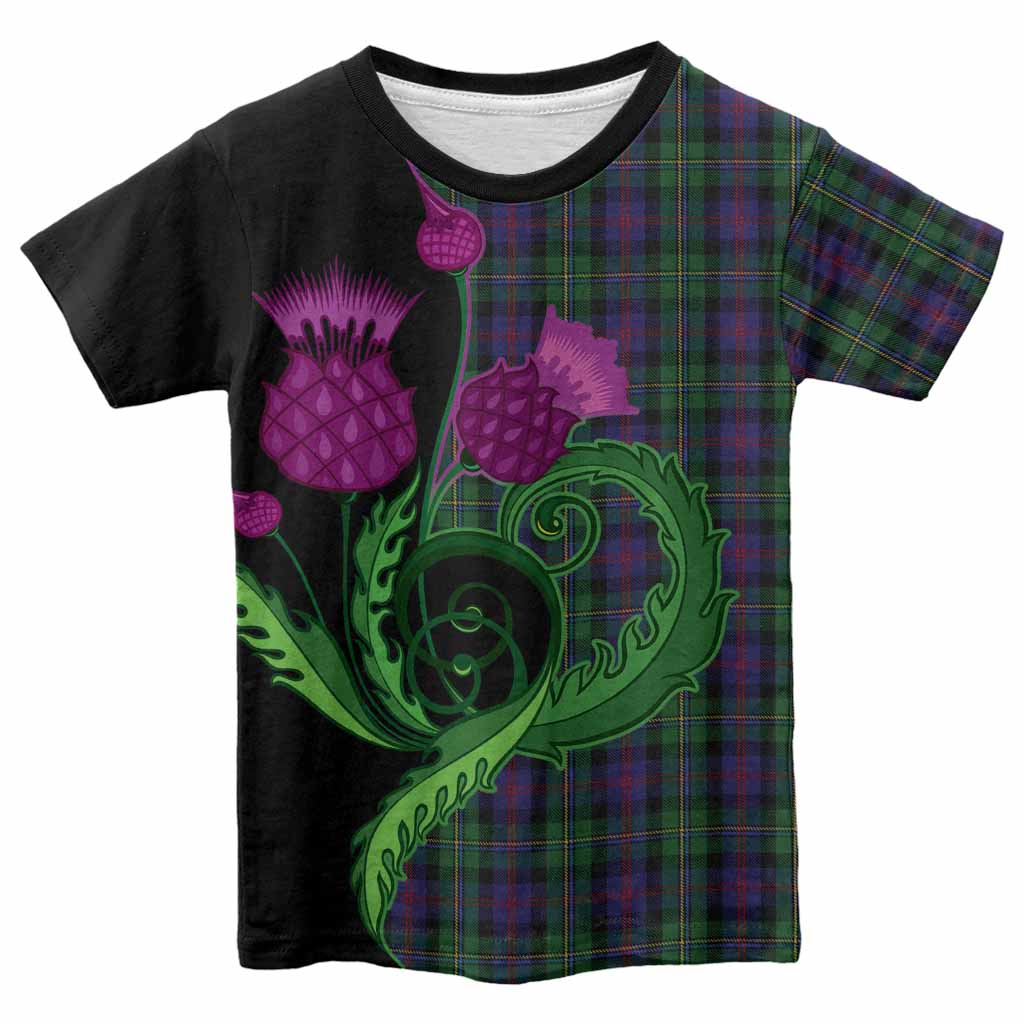 MacCallum (McCallum) Tartan Kid T-shirt Traditional Scottish Thistle