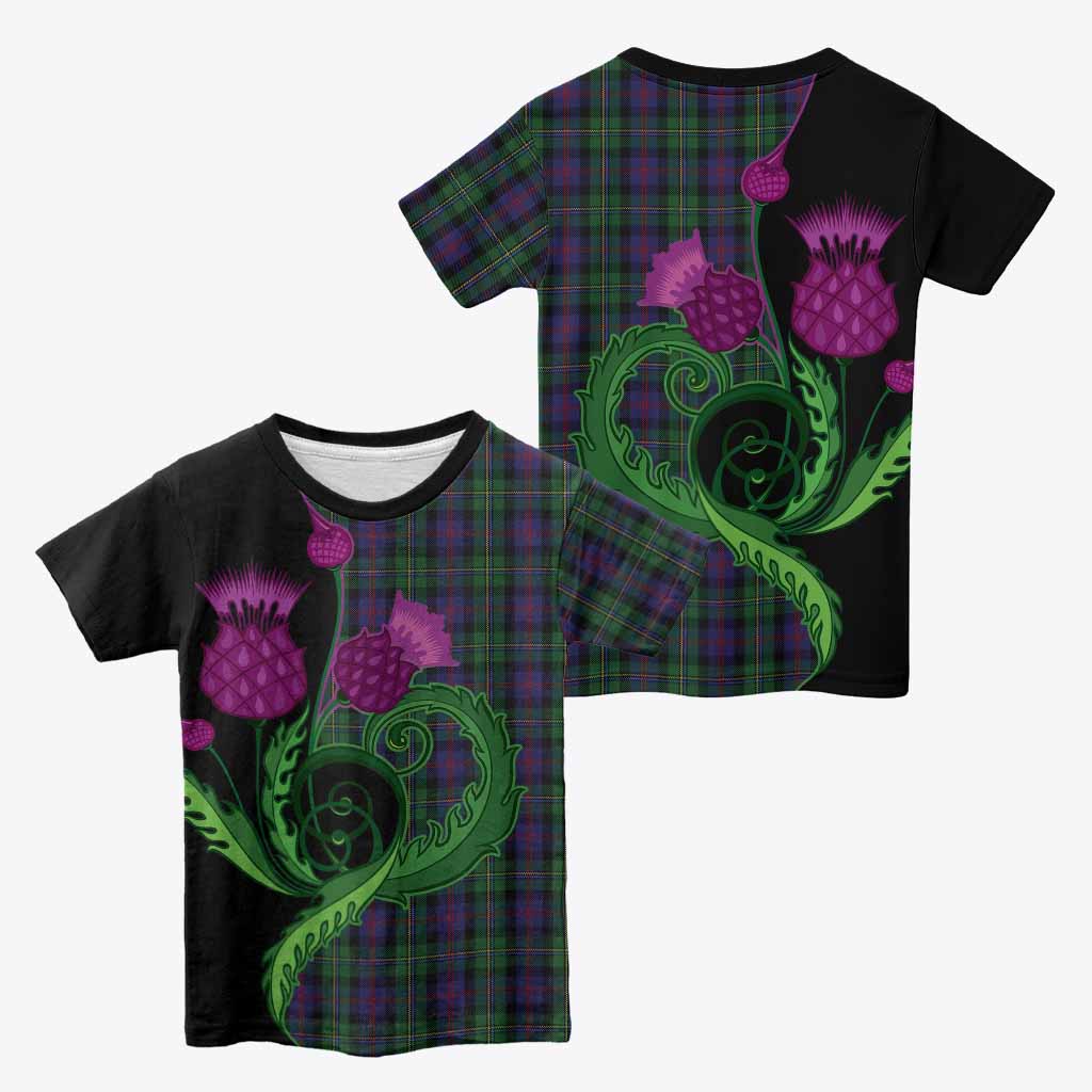 MacCallum (McCallum) Tartan Kid T-shirt Traditional Scottish Thistle