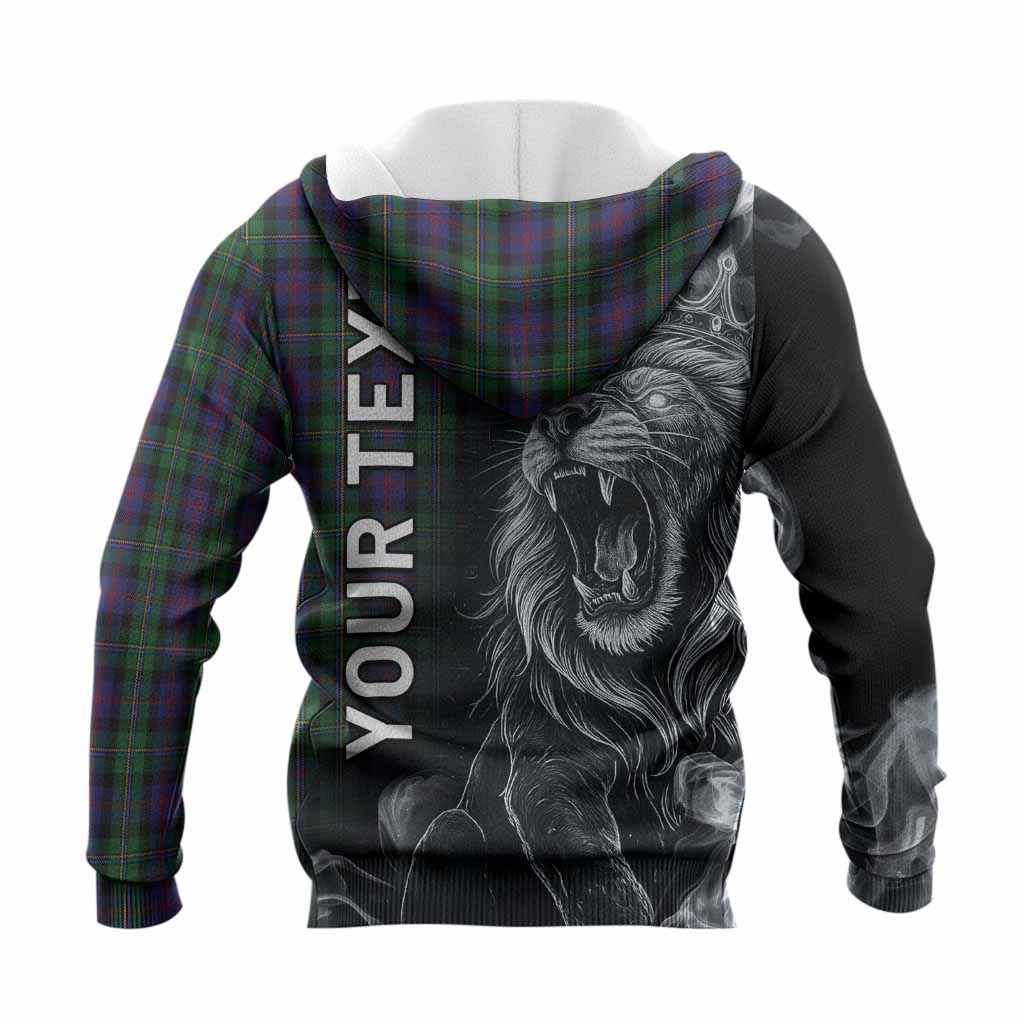 MacCallum (McCallum) Tartan Knitted Hoodie Roaring Lion Heritage
