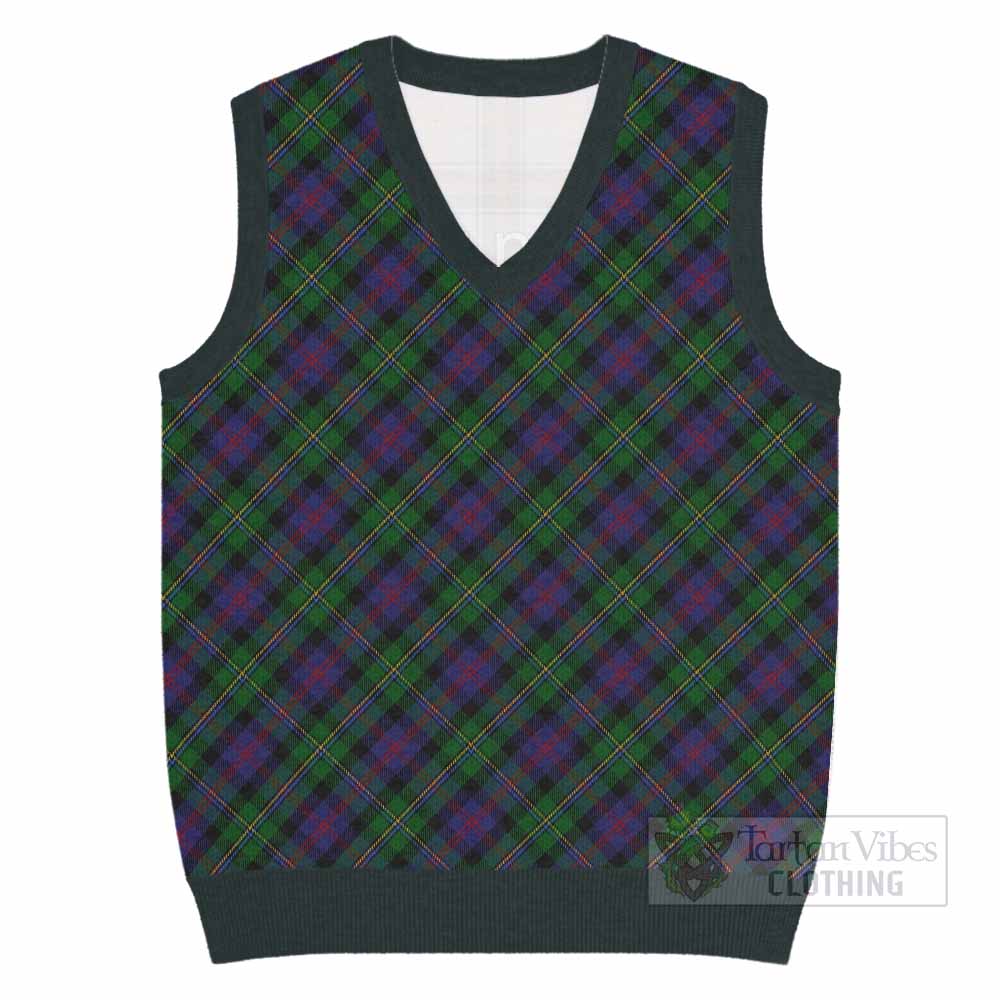MacCallum (McCallum) Tartan  Knitted V-Neck Vest Cross Style
