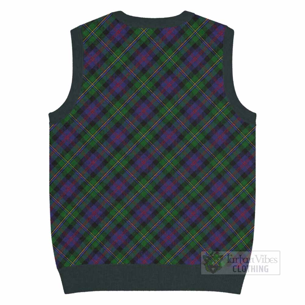 MacCallum (McCallum) Tartan  Knitted V-Neck Vest Cross Style