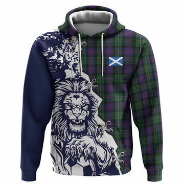 MacCallum (McCallum) Tartan Scottish Hoodie Angry Lion With Soccer Ball Style