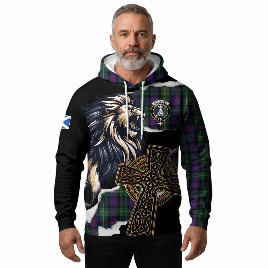 MacCallum (McCallum) Tartan Scottish Hoodie Lion Celtic Heritage