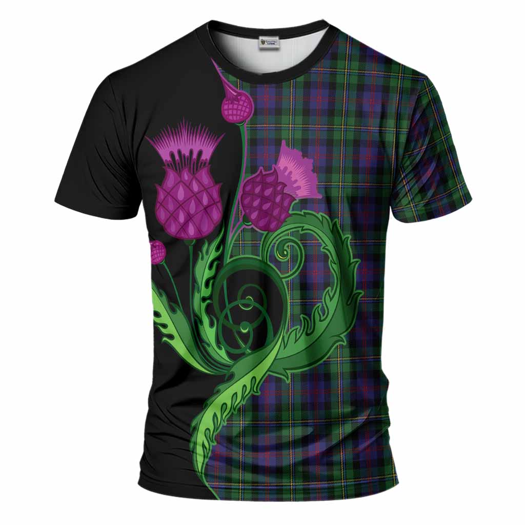 MacCallum (McCallum) Tartan T-Shirt Traditional Scottish Thistle