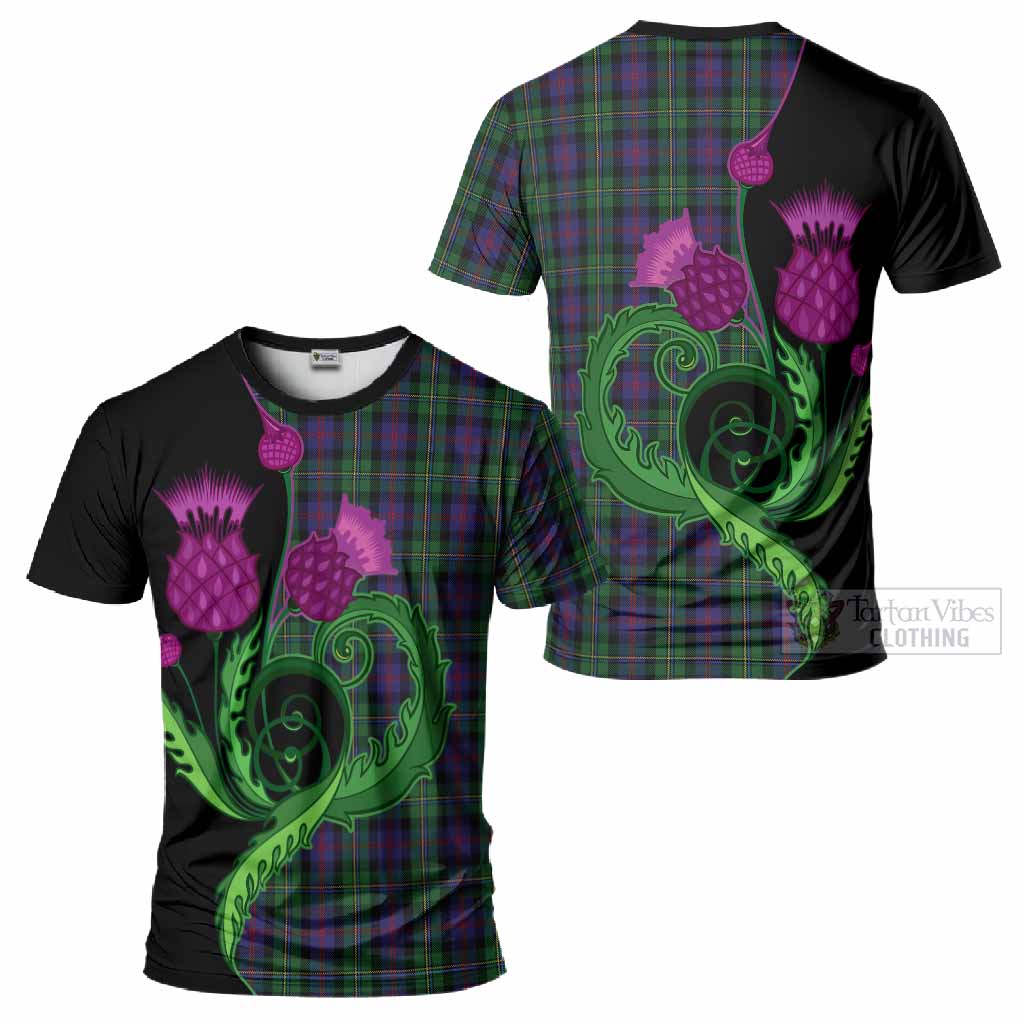 MacCallum (McCallum) Tartan T-Shirt Traditional Scottish Thistle
