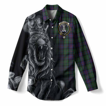 MacCallum (McCallum) Tartan Women Casual Shirt Roaring Lion Heritage