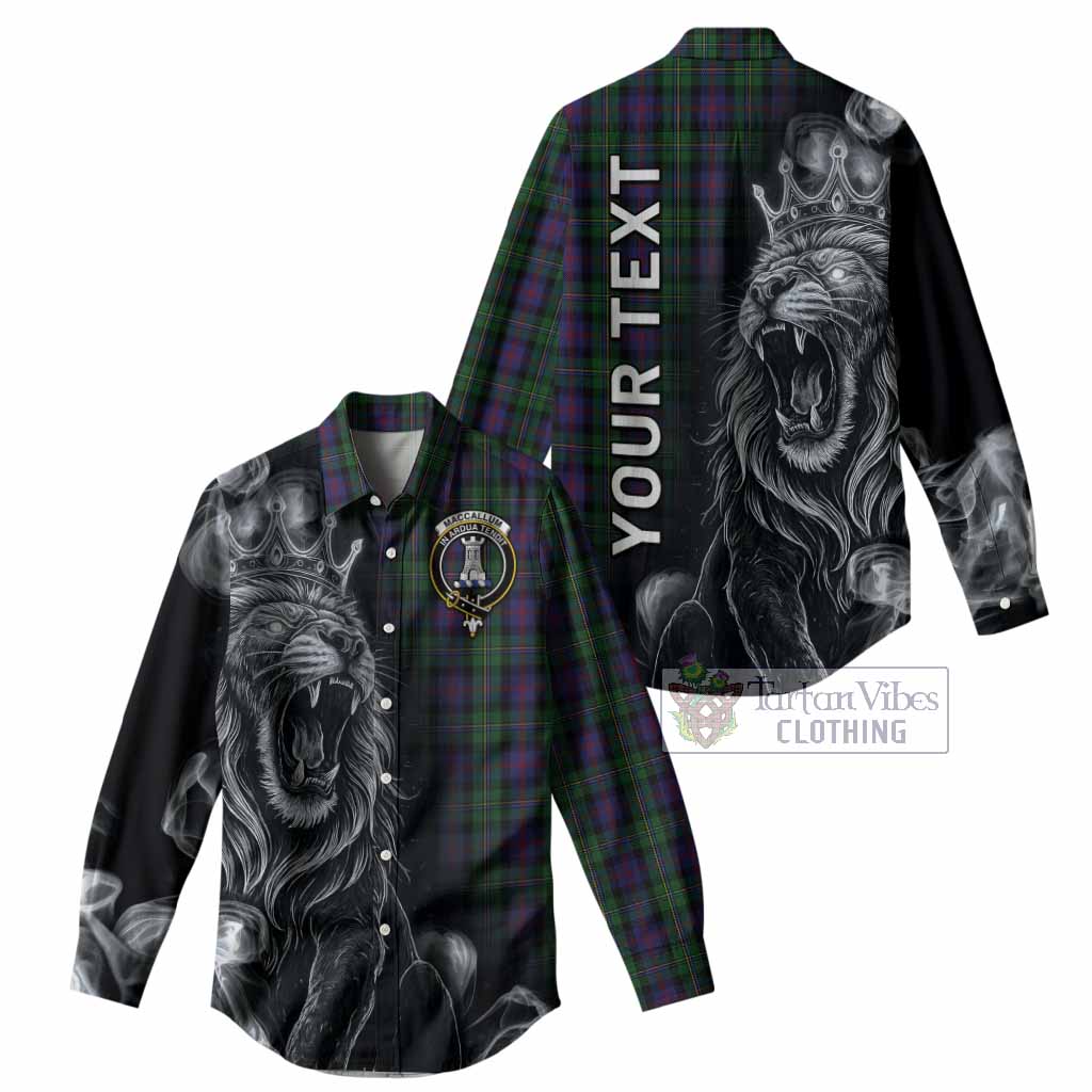 MacCallum (McCallum) Tartan Women Casual Shirt Roaring Lion Heritage