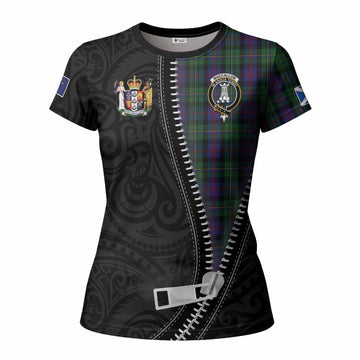 MacCallum (McCallum) Tartan Women T shirt New Zealand Pattern Unique Zipper Stylized