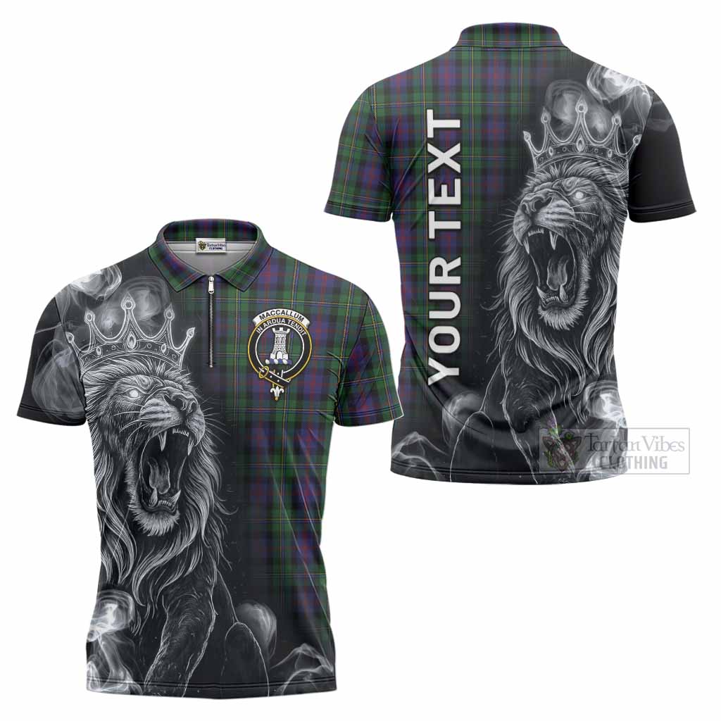 MacCallum (McCallum) Tartan Zipper Polo Shirt Roaring Lion Heritage