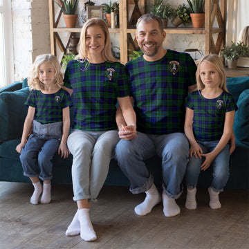MacCallum Modern Tartan T-Shirt with Family Crest