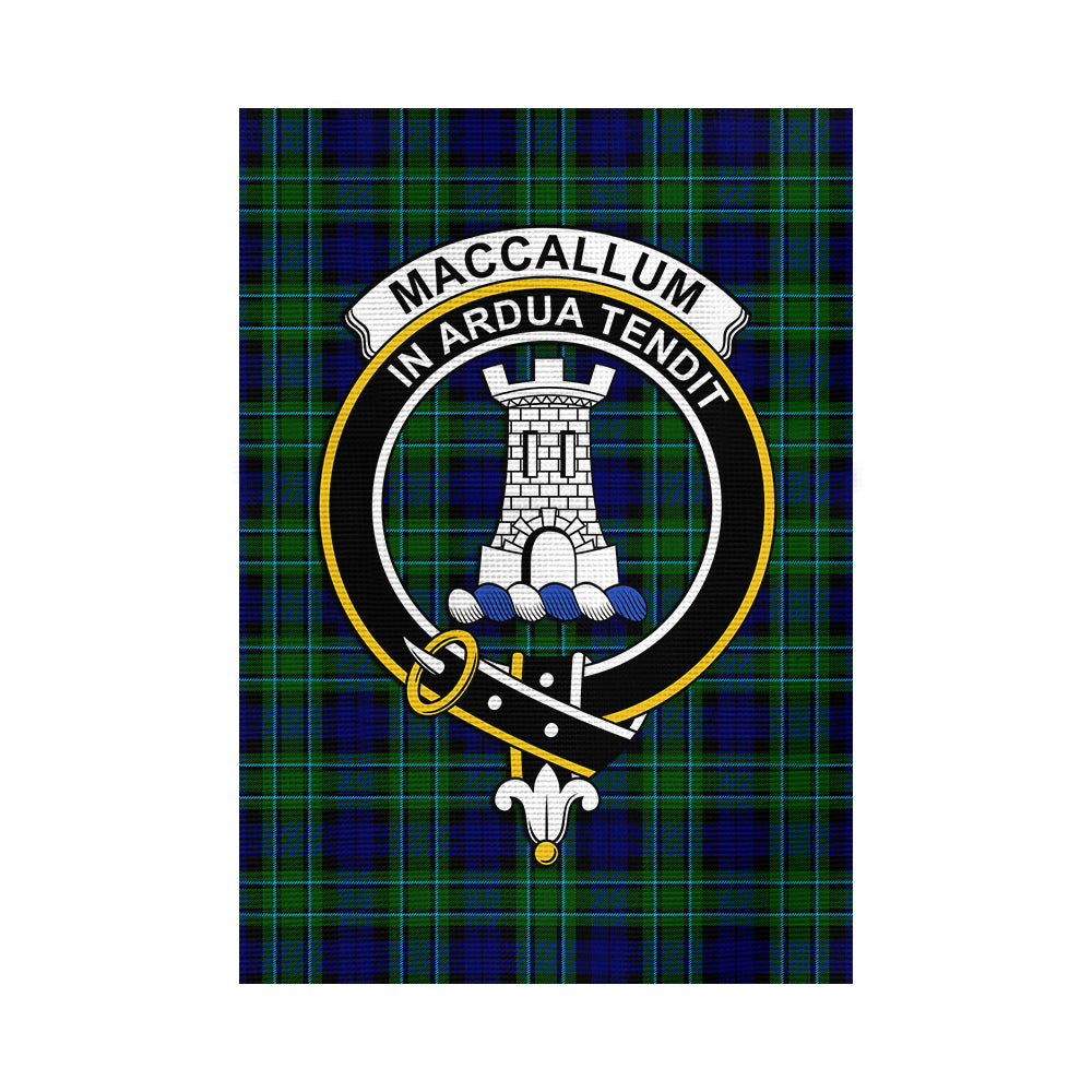 maccallum-modern-tartan-flag-with-family-crest
