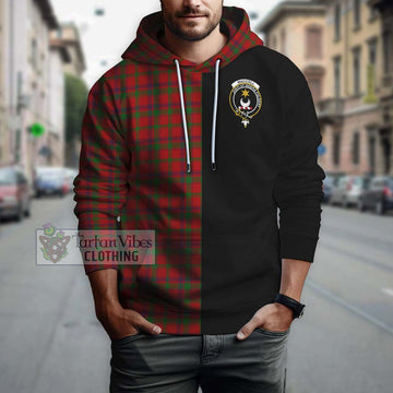 MacColl (McColl) Tartan Hoodie with Family Crest and Half Of Me Style Zip Hoodie - Tartan Vibes Clothing