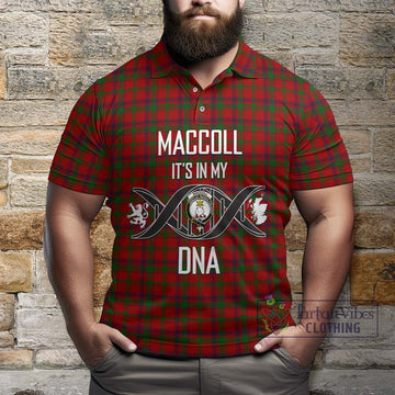 MacColl (McColl) Tartan Polo Shirt with Family Crest DNA In Me Style Kid - Tartan Vibes Clothing