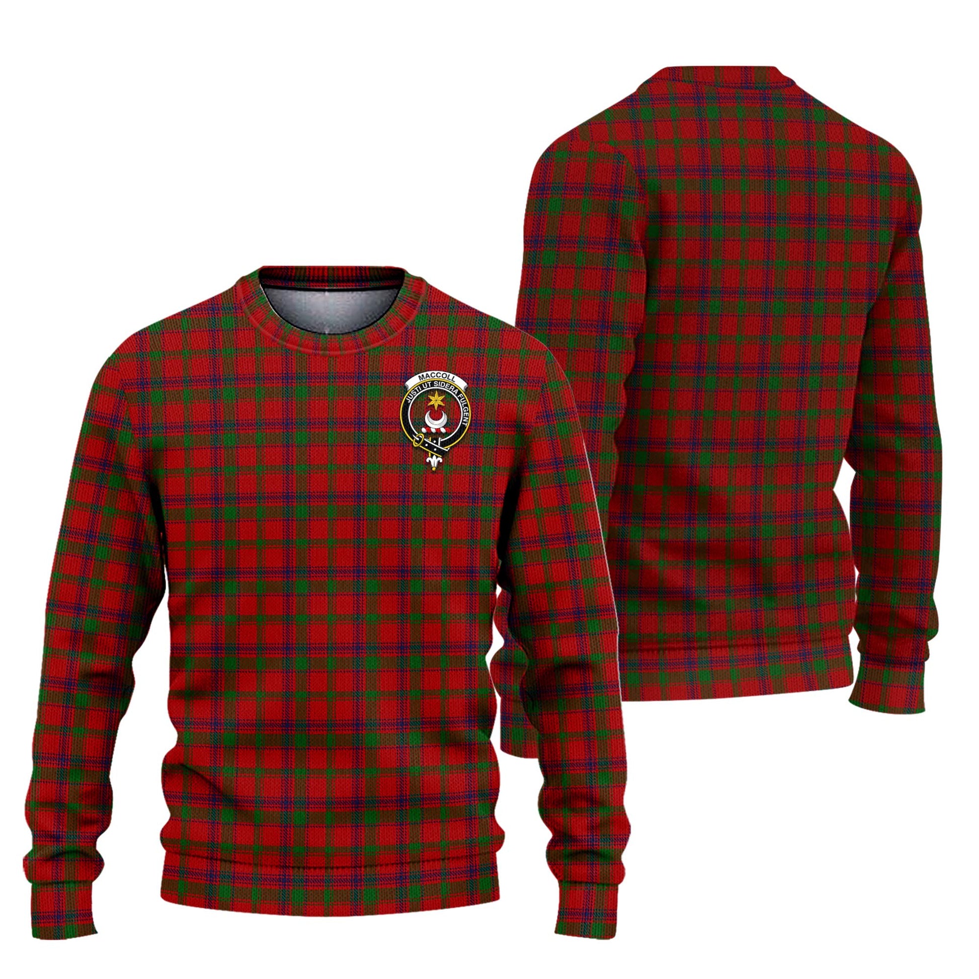 MacColl (McColl) Tartan Ugly Sweater with Family Crest Unisex - Tartan Vibes Clothing