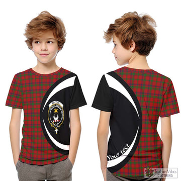 MacColl (McColl) Tartan Kid T-Shirt with Family Crest Circle Style Youth XL Size14 - Tartan Vibes Clothing