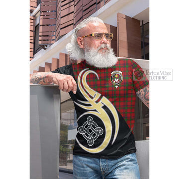 MacColl (McColl) Tartan Cotton T-shirt with Family Crest and Celtic Symbol Style Men's Shirt - Tartan Vibes Clothing