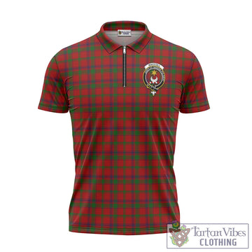 MacColl (McColl) Tartan Zipper Polo Shirt with Family Crest Unisex - Tartan Vibes Clothing