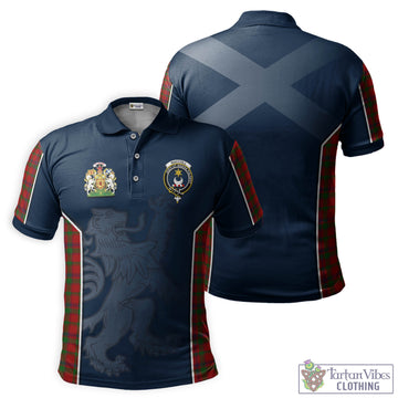 MacColl (McColl) Tartan Men's Polo Shirt with Family Crest and Lion Rampant Vibes Sport Style Kid - Tartan Vibes Clothing