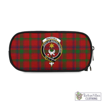 MacColl (McColl) Tartan Pen and Pencil Case with Family Crest One Size 4.13*8.74 inch - Tartan Vibes Clothing