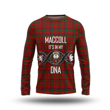 MacColl (McColl) Tartan Long Sleeve T-Shirt with Family Crest DNA In Me Style Unisex - Tartan Vibes Clothing