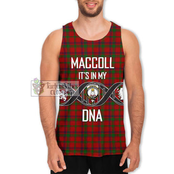 MacColl (McColl) Tartan Men's Tank Top with Family Crest DNA In Me Style Men - Tartan Vibes Clothing