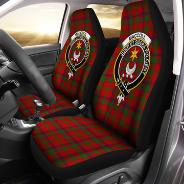 MacColl Tartan Car Seat Cover with Family Crest