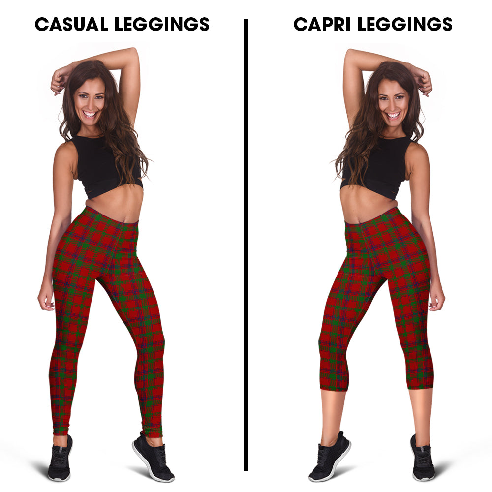 MacColl (McColl) Tartan Womens Leggings Capri Leggings - Tartan Vibes Clothing