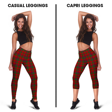 MacColl (McColl) Tartan Womens Leggings Capri Leggings - Tartan Vibes Clothing