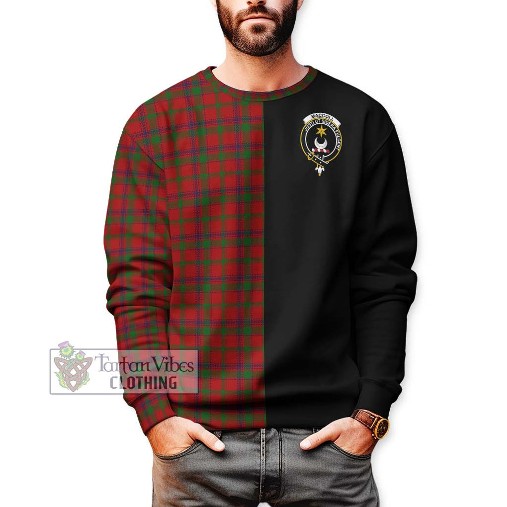 MacColl (McColl) Tartan Sweatshirt with Family Crest and Half Of Me Style Unisex - Tartan Vibes Clothing